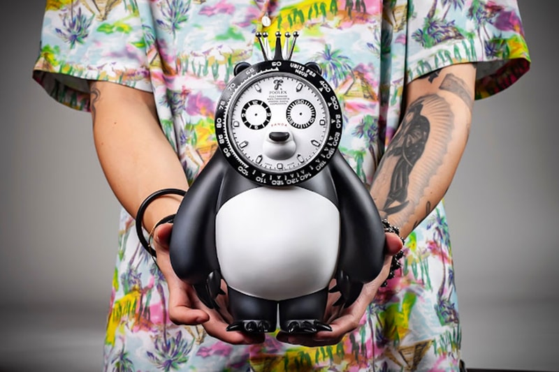 롤렉스 데이토나에서 영감받은 탁상용 판다 시계가 공개됐다, 풀스 파라다이스