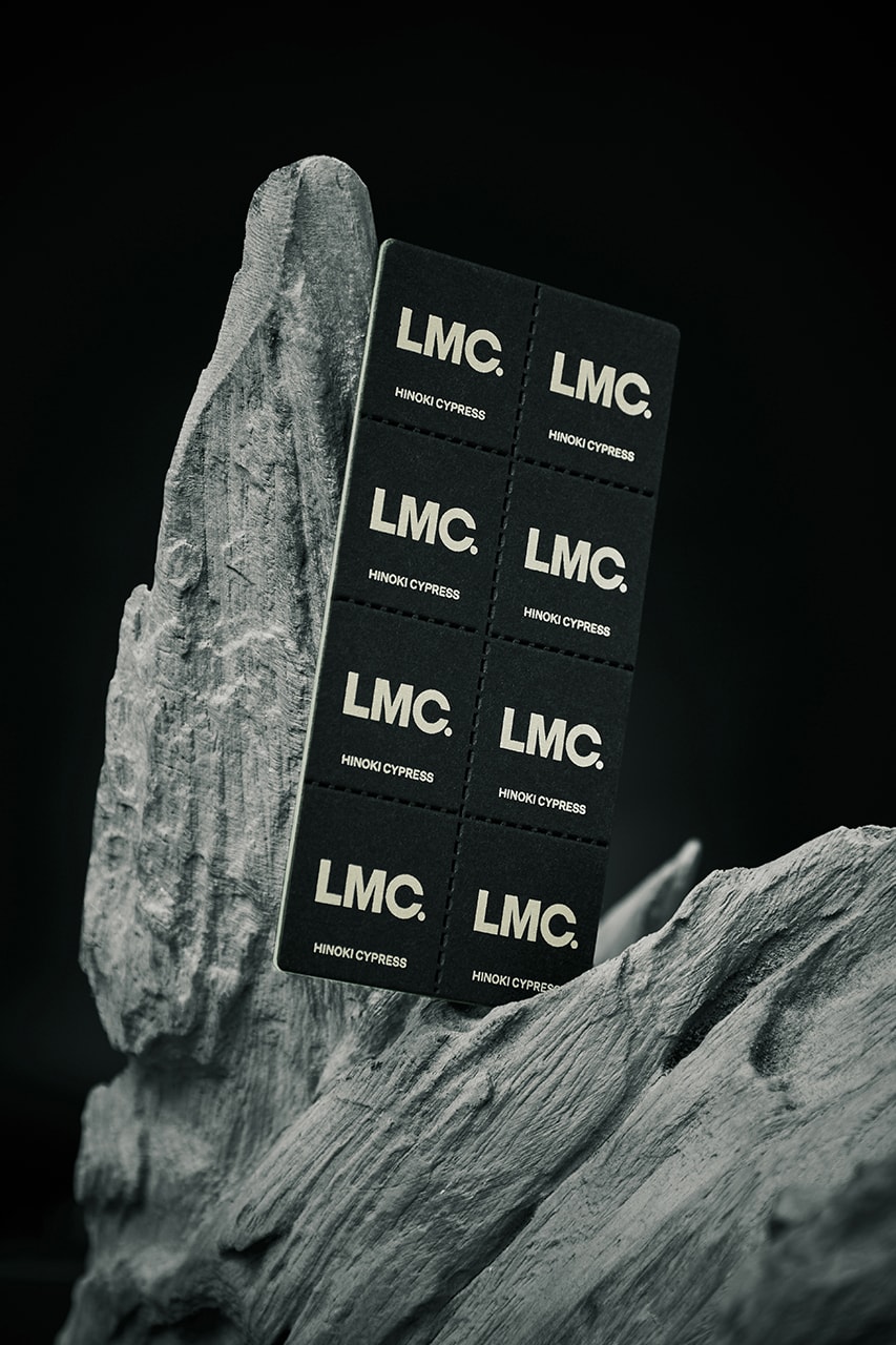 3가지 용품으로 구성된 LMC x 솔트레인 프레그런스 컬렉션 출시 정보, 히노끼, 편백나무 향, 카 태그, 룸 스프레이, 프레그런스 칩