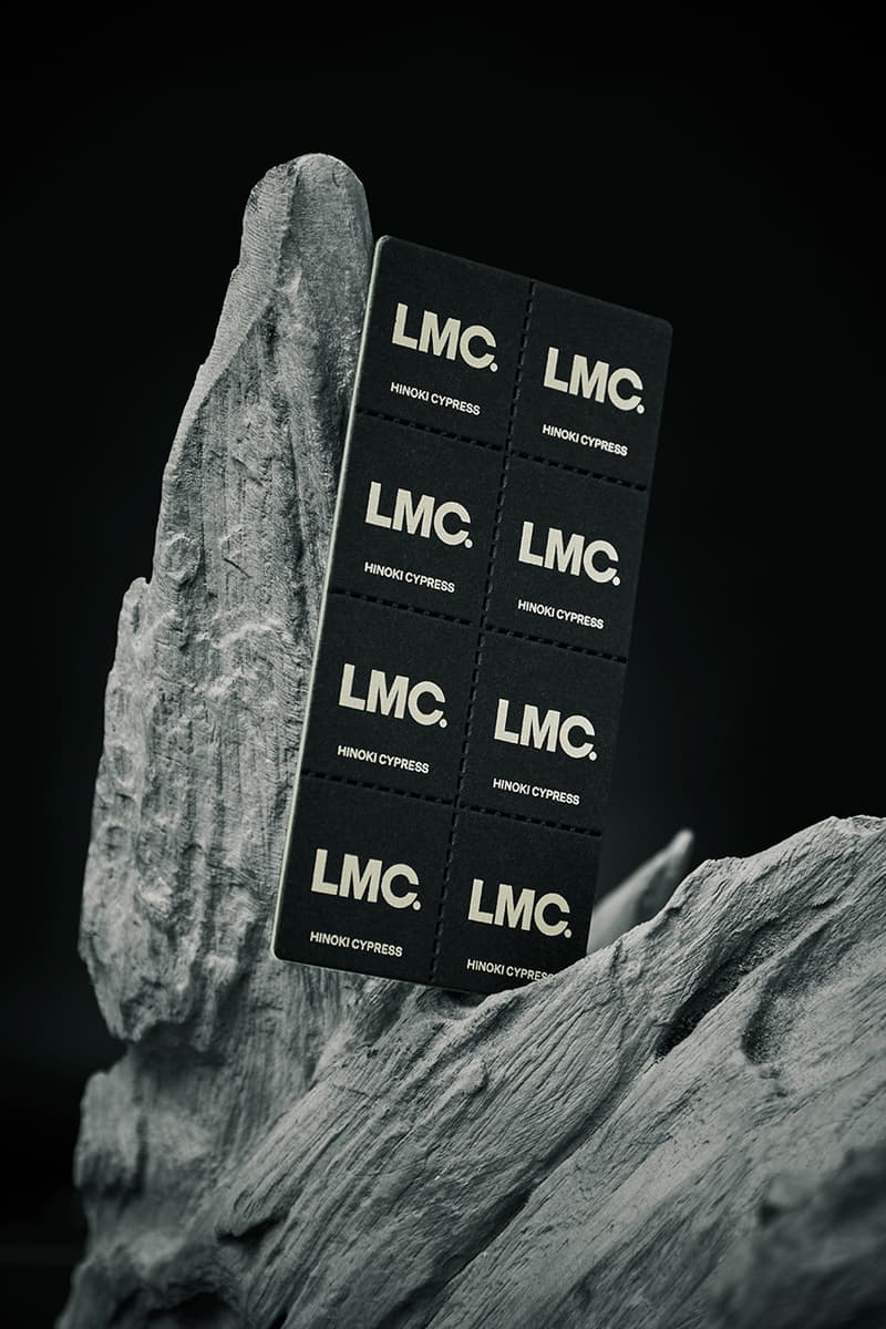 3가지 용품으로 구성된 LMC x 솔트레인 프레그런스 컬렉션 출시 정보, 히노끼, 편백나무 향, 카 태그, 룸 스프레이, 프레그런스 칩