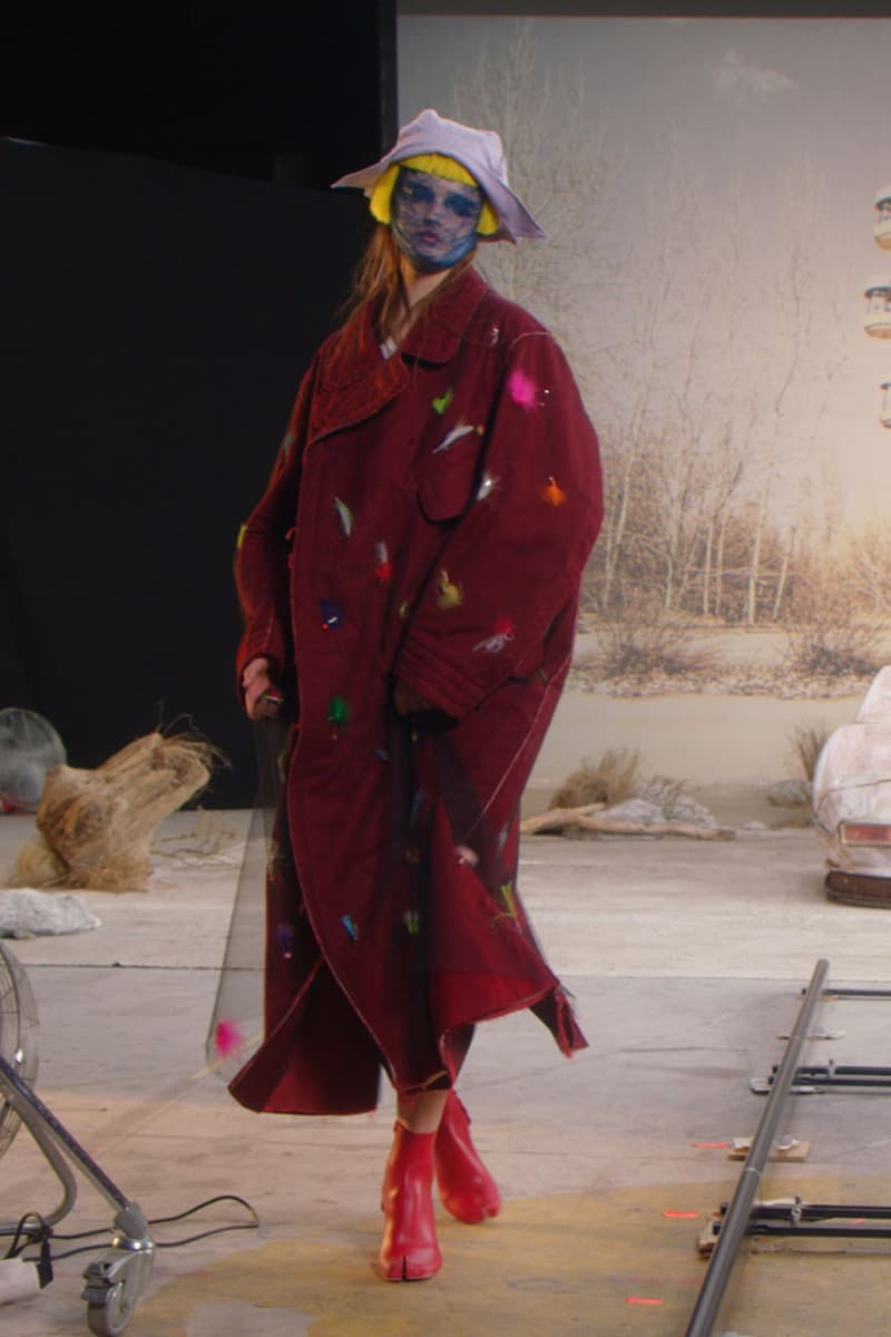 메종 마르지엘라, 자연과 희망으로부터 영감받은 2022 봄, 여름 컬렉션, 존 갈리아노, 올리비에 다앙