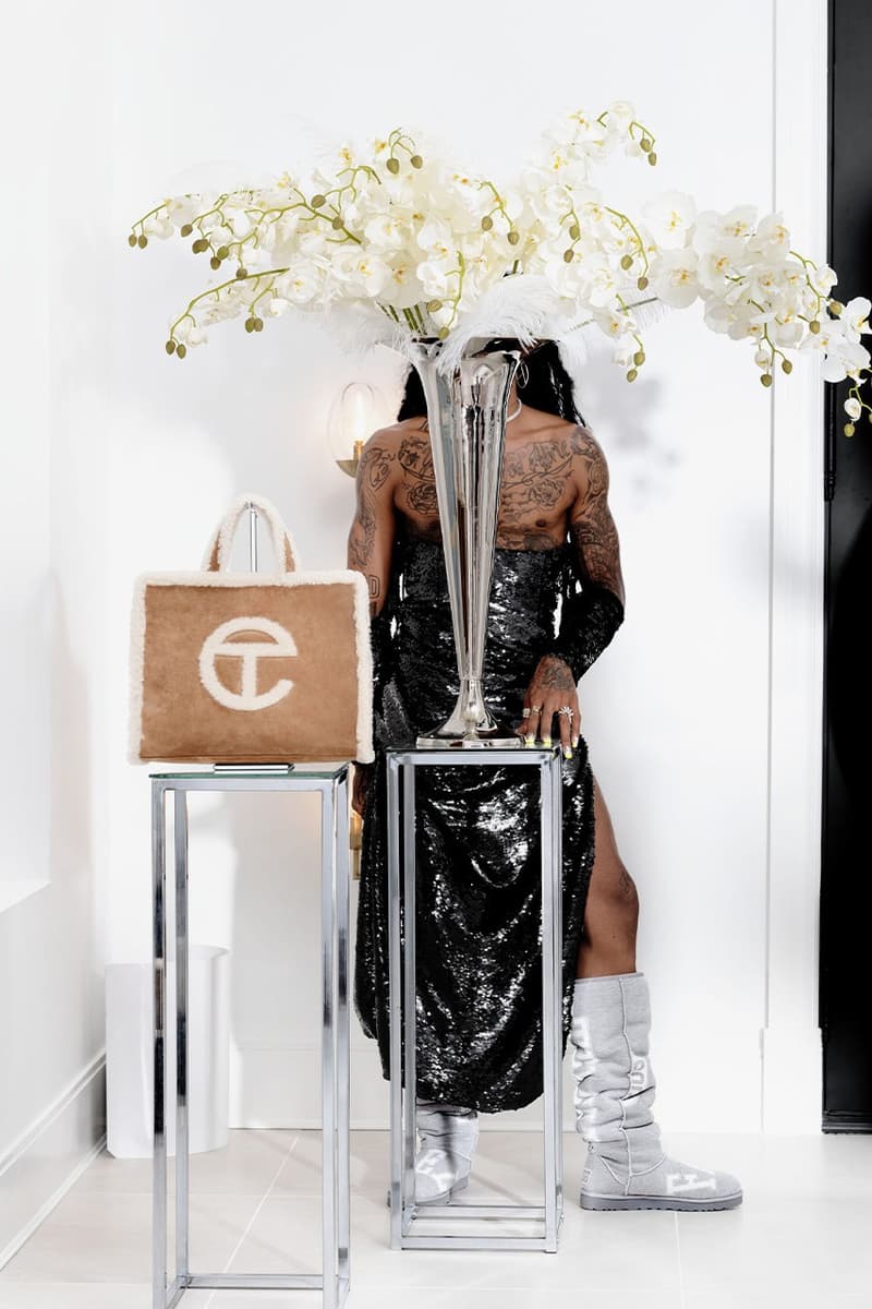 따뜻한 겨울을 위한, 어그 x 텔파 2021 가을, 겨울 컬렉션 출시 정보, 어그 부츠, 텔바 가방, 미니백, 쇼핑백, 후디, 플리스, 양털