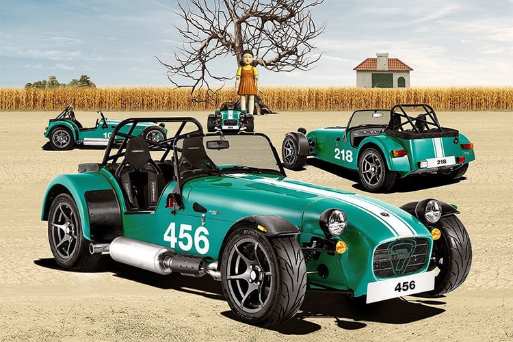 ‘오징어 게임’ 참가자복을 입은 케이터햄 레이싱카 공개