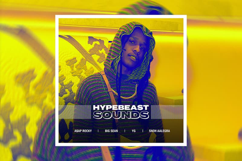 HYPEBEAST SOUNDS: 에이셉 라키, 키드 커디 & 제이지, 릴 티제이, 파이비오 포린, 피비오 포린, 케이 플락, 빅 션 & 힛보이, YG, 영 마이애미, 에이셉 퍼그, 스노 알레그라, 스웨디시 하우스 마피아 & 더 위켄드, DJ 스네이크, 오즈나, 메건 디 스탤리언, 리사, 브라이슨 틸러, 릴 더크, 퍼렐 윌리엄스, 더 넵튠스, 타일러, 더 크리에이터,
