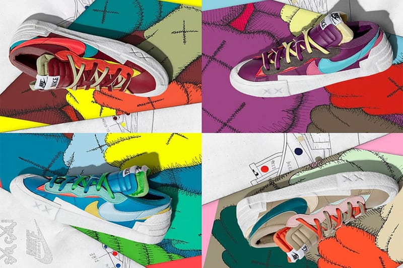 카우스 x 사카이 x 나이키 블레이저 4종 출시 정보