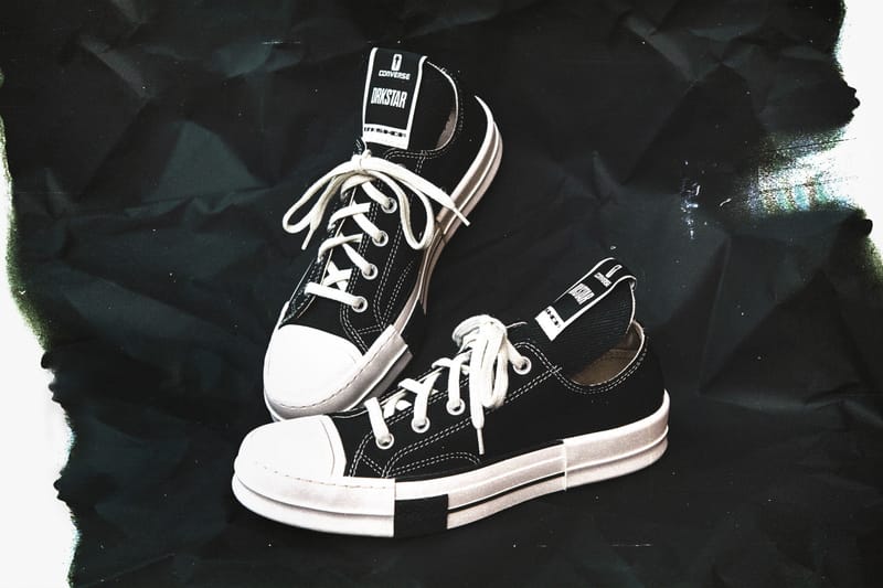 컨버스 x 릭 오웬스 다크쉐도우 '다크스타 척 70' 및 액세서리 출시