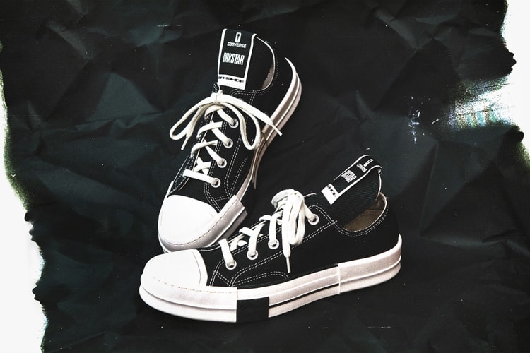 컨버스 x 릭 오웬스 다크쉐도우 '다크스타 척 70' 및 액세서리 출시