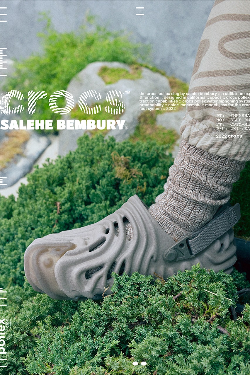 마침내 공개된 살레헤 벰버리 x 크록스 클로그 출시 정보, 살레히 벰버리, 신발, 스니커, 편한 신발