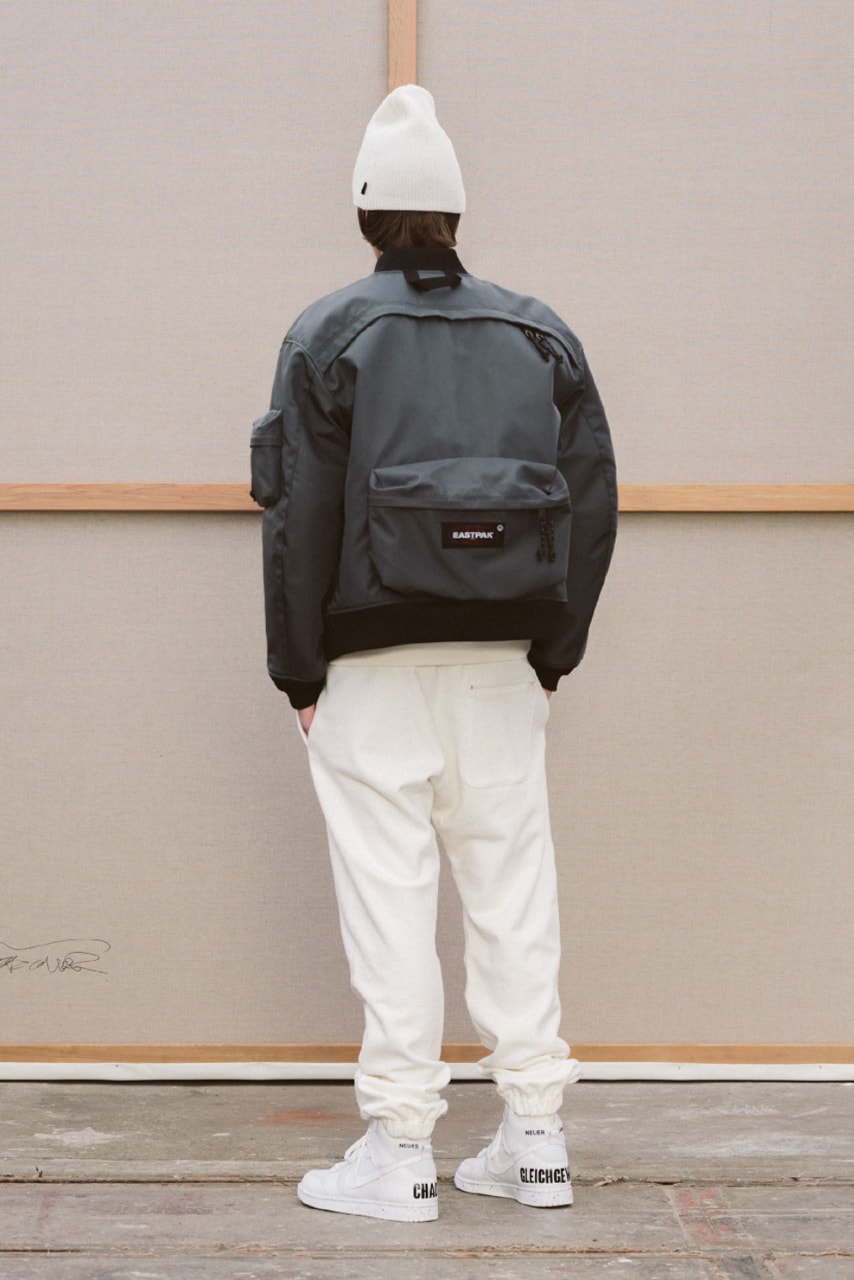 언더커버 x 이스트팩 협업 아우터웨어 컬렉션 출시, 2 in 1, 가방, 백팩, 코치 재킷