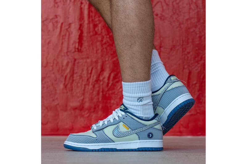 새로운 컬러웨이의 유니언 LA x 덩크 로우 실제 착용 사진 공개, 협업 스니커, SNKRS