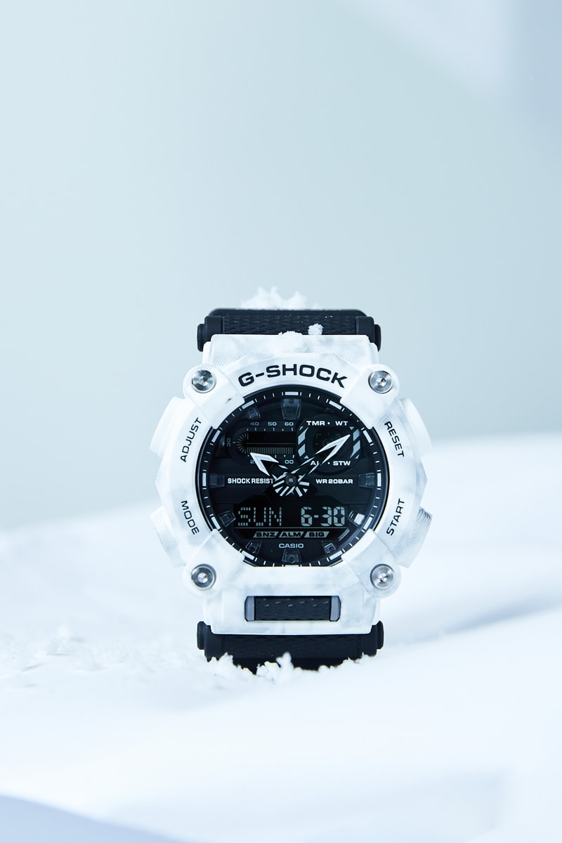 지샥, 겨울을 맞아 '그런지 스노우 카모플라쥬' 컬렉션 출시 g-shock grunge snow camouflage