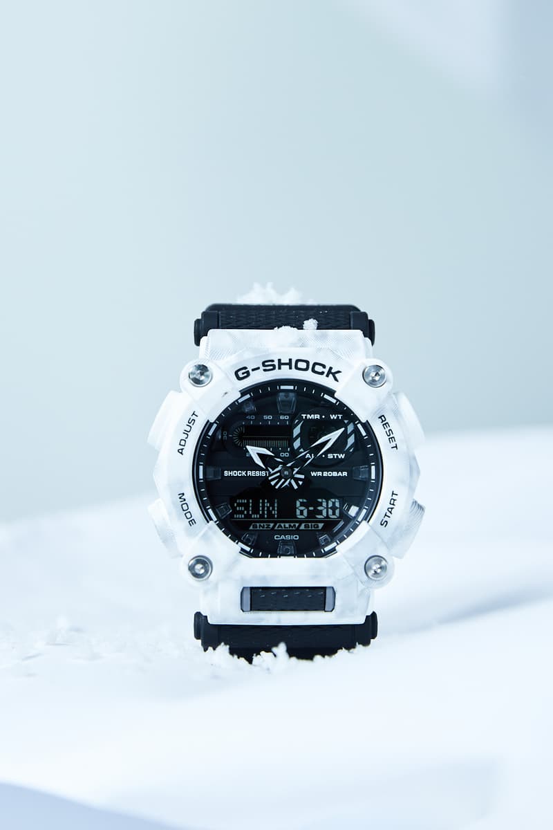 지샥, 겨울을 맞아 '그런지 스노우 카모플라쥬' 컬렉션 출시 g-shock grunge snow camouflage