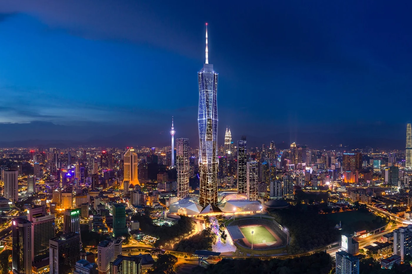 2022년, 세계에서 두 번째로 높은 빌딩이 완공된다, 말레이시아, 쿠알라룸프르, 말레이시아