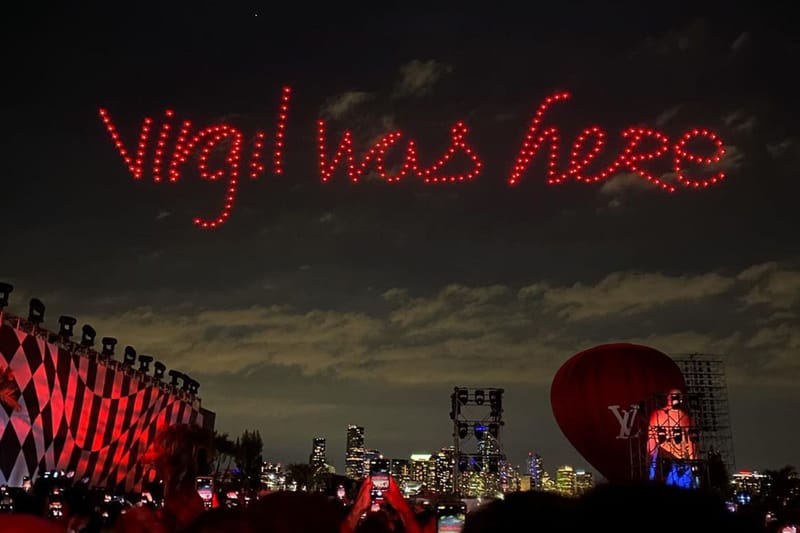 미국, 마이애미 하늘에 버질 아블로의 이름이 새겨졌다