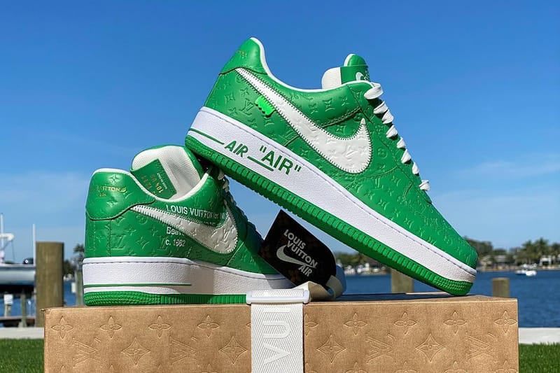골퍼 브룩스 코엡카가 공개한, 루이 비통 x 나이키 에어 포스 1 '그린'