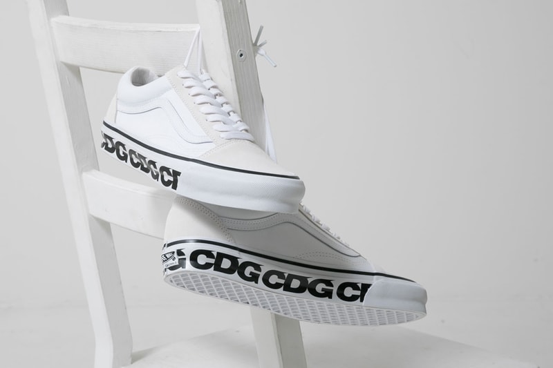 꼼 데 가르송 CDG x 반스 올드스쿨 '화이트' 출시 정보, 꼼데, 꼼데가르송, 스케이트
