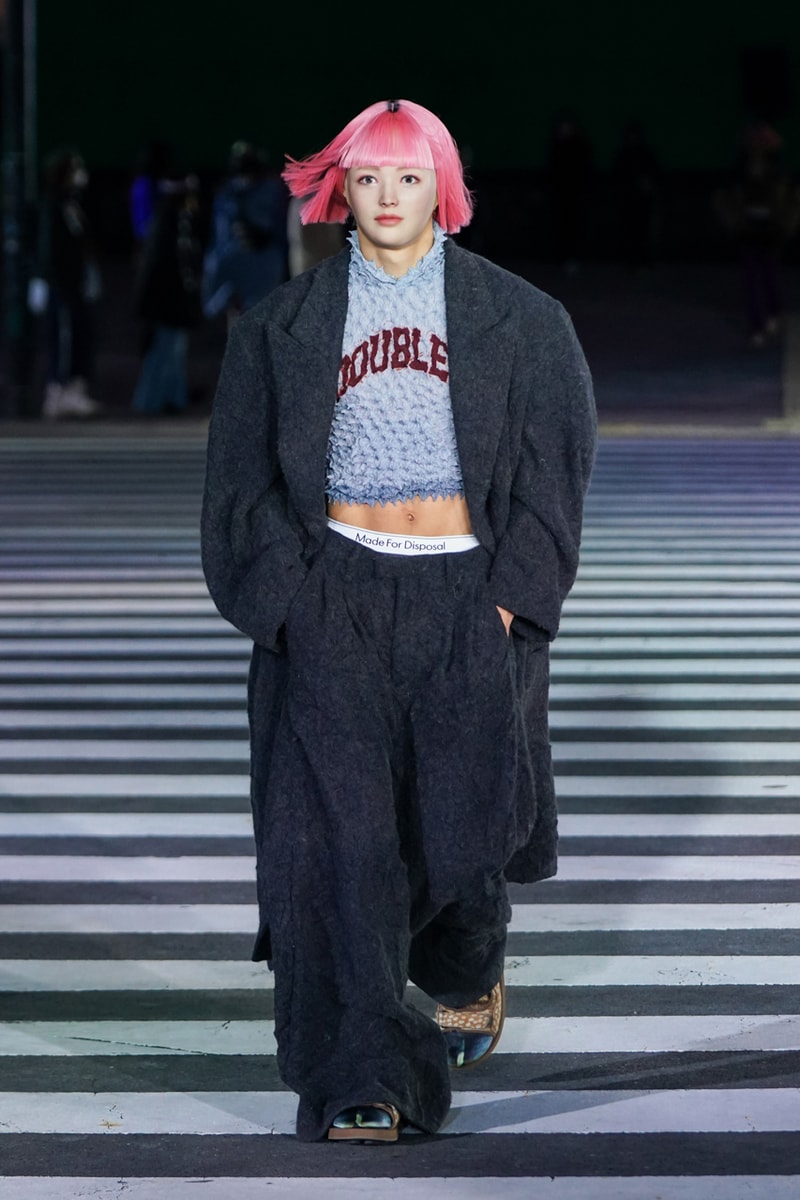 메타버스와 다양성을 연결한 더블렛의 2022-23 FW 컬렉션 런웨이, 이노 마사유키, 플러스 사이즈