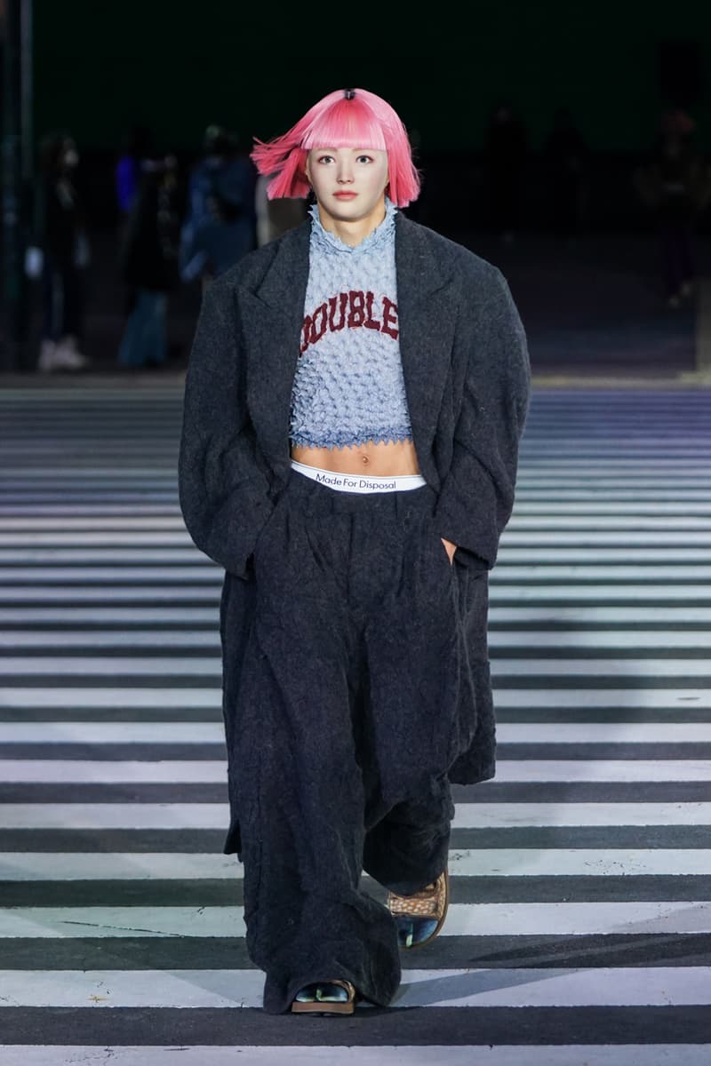 메타버스와 다양성을 연결한 더블렛의 2022-23 FW 컬렉션 런웨이, 이노 마사유키, 플러스 사이즈