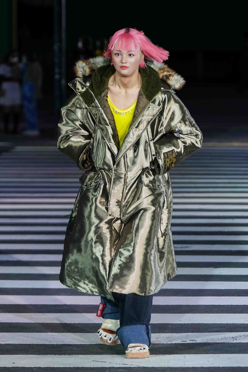 메타버스와 다양성을 연결한 더블렛의 2022-23 FW 컬렉션 런웨이, 이노 마사유키, 플러스 사이즈