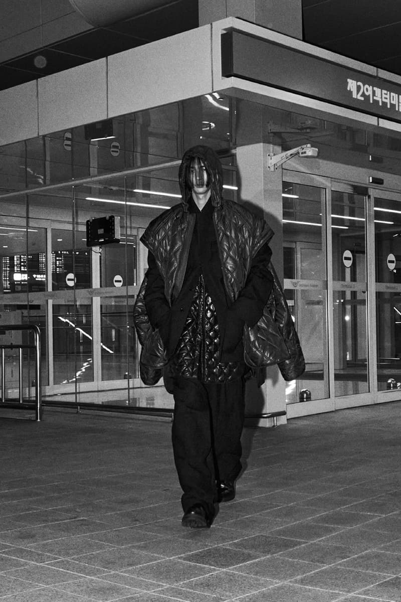 준지 2022 FW 컬렉션 룩북 'JUUN.JSET', 다시 여행, 코로나19, 팬데믹, 인천국제공항