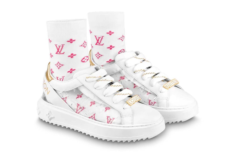 루이 비통, 투명한 '타임 아웃' 스니커 출시