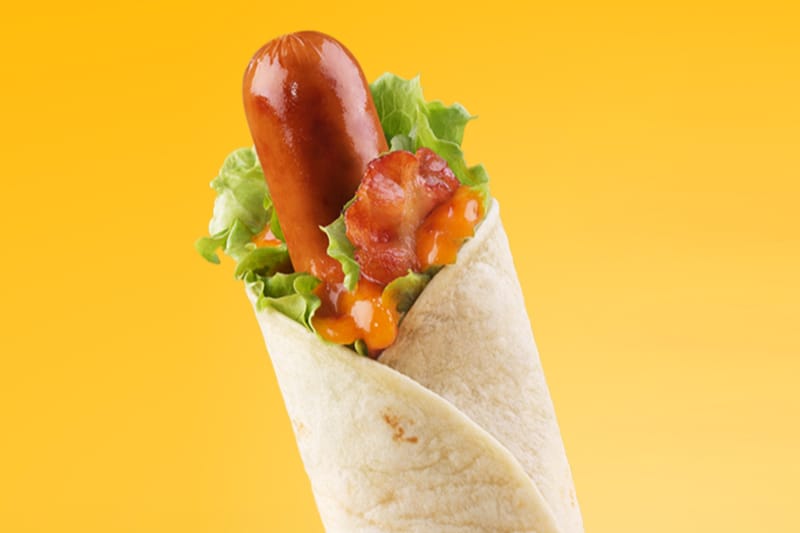 맥도날드가 새로운 메뉴 ‘소시지 스낵랩’을 국내 출시했다