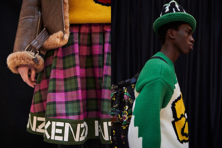 니고의 겐조 2022 FW 컬렉션 런웨이 백스테이지