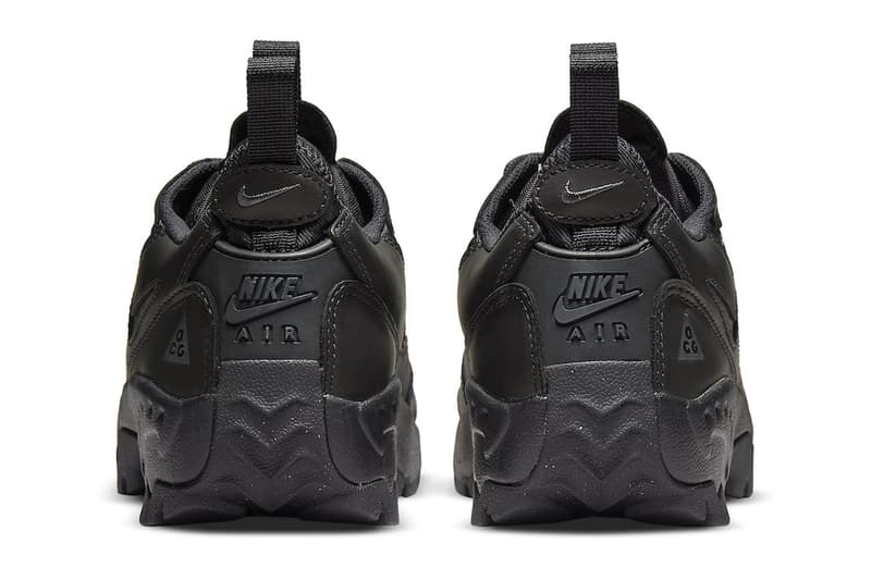 나이키 ACG 에어 마다 로우, ‘트리플 블랙’ 컬러로 돌아온다, 스니커 발매 정보, SNKRS