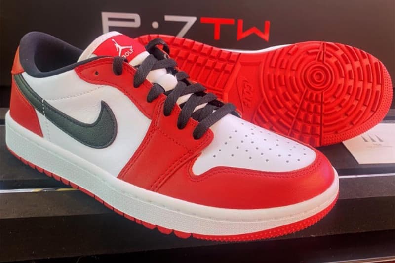 나이키 에어 조던 1 로우 1 G '시카고' & '울프 그레이' 실물 유출, 골프화, 골프, 조던1, 조던원