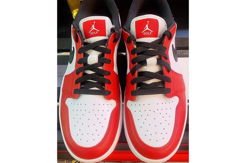 나이키 에어 조던 1 로우 1 G '시카고' & '울프 그레이' 실물 유출, 골프화, 골프, 조던1, 조던원