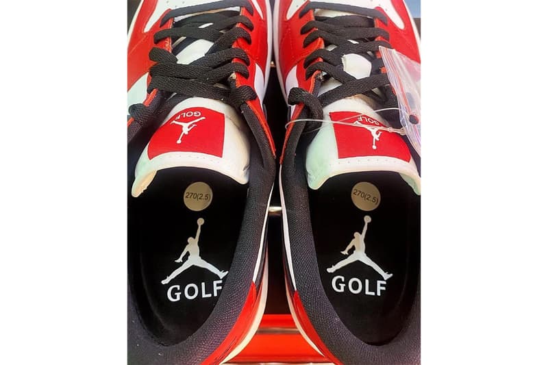 나이키 에어 조던 1 로우 1 G '시카고' & '울프 그레이' 실물 유출, 골프화, 골프, 조던1, 조던원