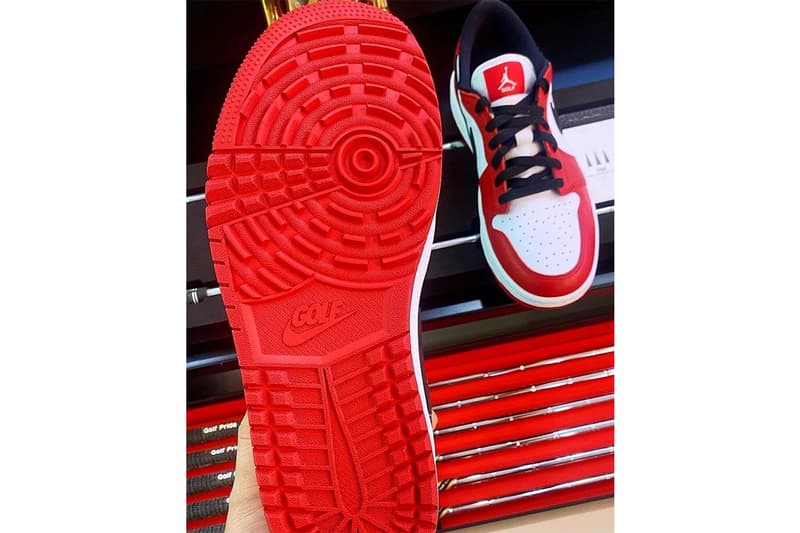 나이키 에어 조던 1 로우 1 G '시카고' & '울프 그레이' 실물 유출, 골프화, 골프, 조던1, 조던원