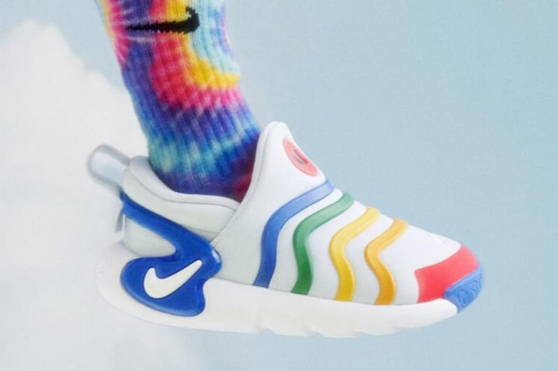 손 안 대고 신을 수 있는 어린이용 스니커, 나이키 플라이이즈 다이나모 고 공개