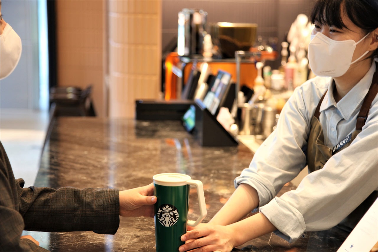 스타벅스, 오늘부터 개인컵 이용 시 음료 가격 4백 원 할인, 스벅, 별, 에코 별, 다회용 컵