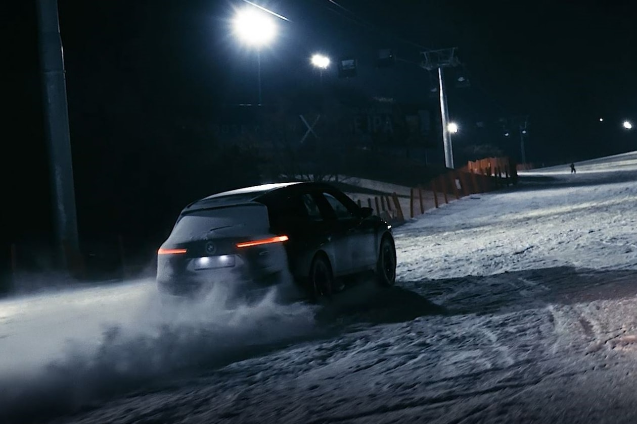 BMW 순수전기차 iX, 세계 최초 스키 슬로프 등반 영상 공개, BMW