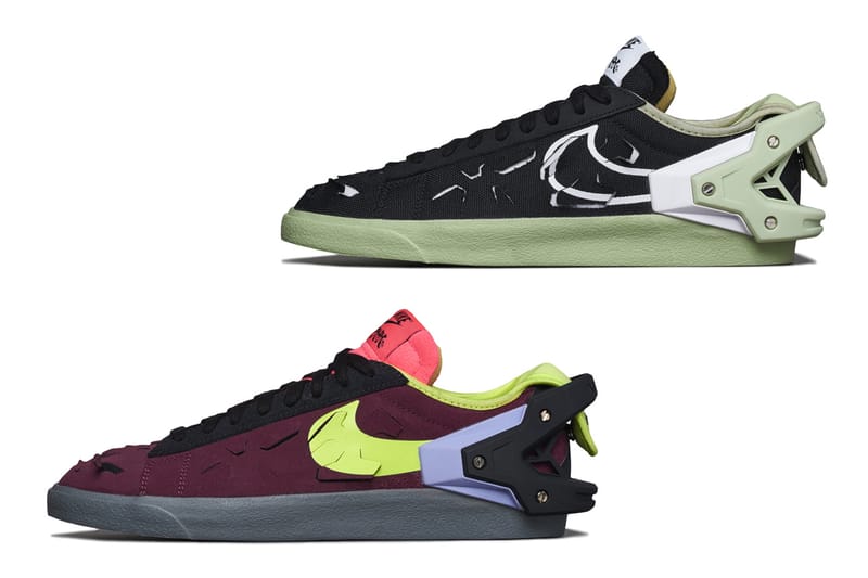 아크로님 x 나이키 블레이저 로우 ‘블랙’ & ‘나이트 마룬’ 국내 발매 정보