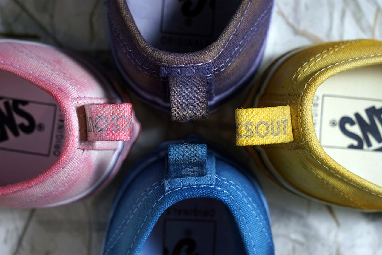 천연 염색으로 색을 더한, ‘반스 바이 웍스아웃’ 1주년 기념 커스텀 컬렉션 출시