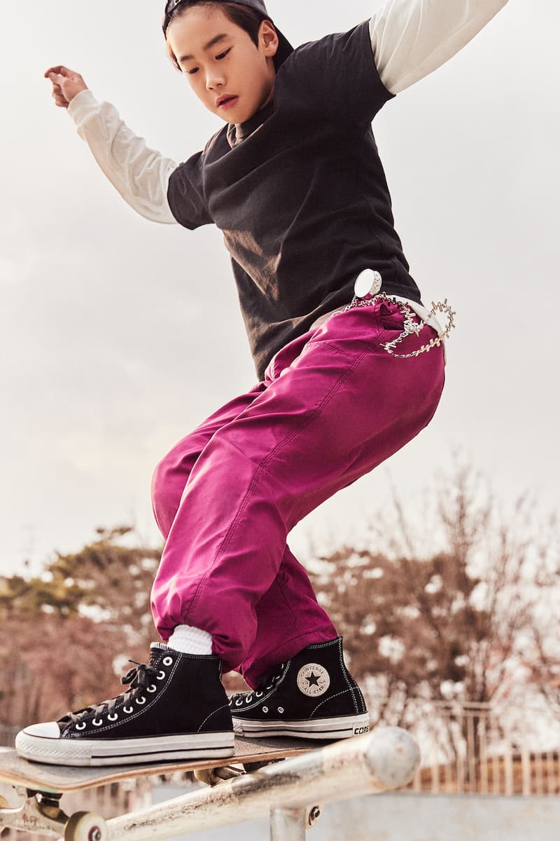 컨버스 새 브랜드 캠페인 'Create Next 싸우지 않는다' 공개 converse brand campaign 전소미 머드 더 스튜던트 강준이 아지카진 매직월드