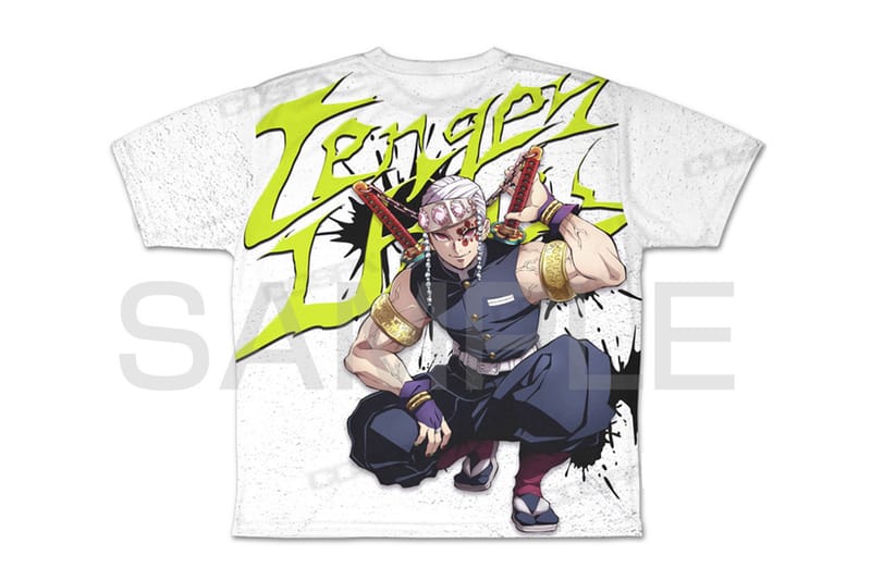 '귀멸의 칼날' 우즈이 텐겐 & 우로코다키 사콘지 티셔츠 예약 판매 중
