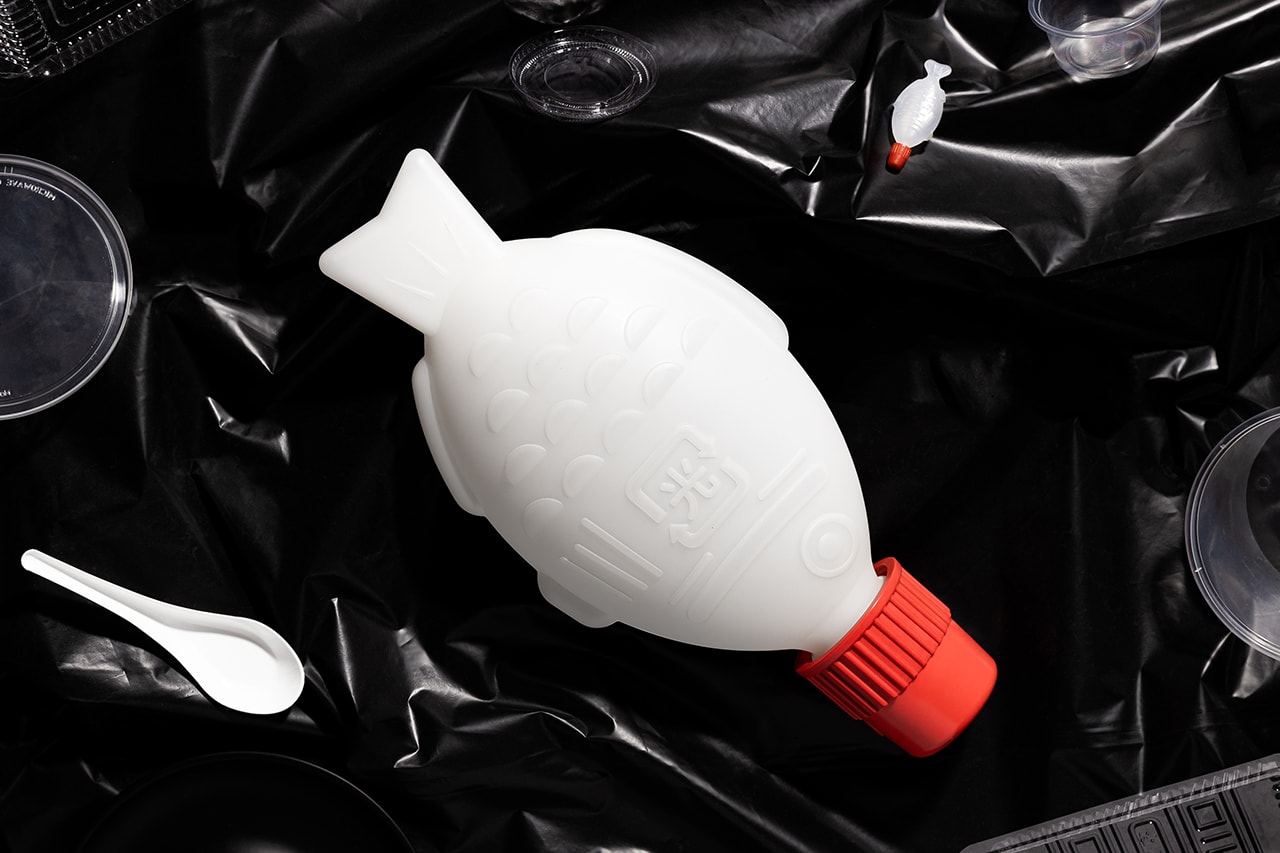 재활용 해양 플라스틱으로 제작한 ‘붕어빵 모양’ 램프가 출시됐다, 간장 용기