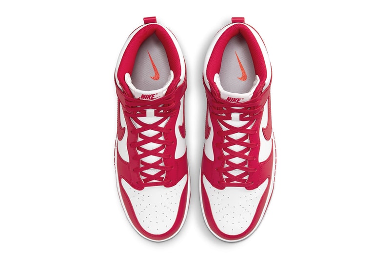 클래식 컬러웨이, 덩크 하이 ‘챔피언십 화이트 앤 레드’ 국내 공식 출시, SNKRS