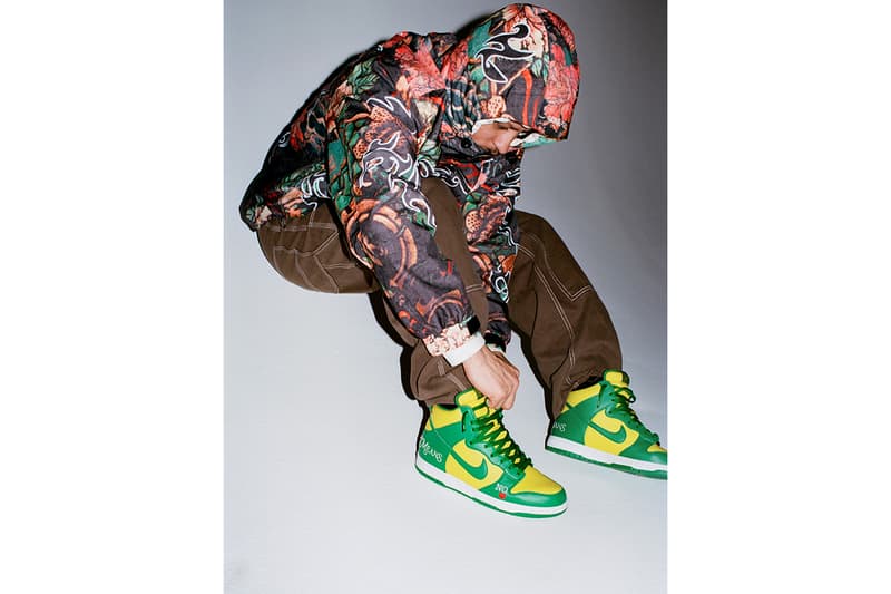 마침내 출시, 슈프림 x 나이키 SB 덩크 하이 '바이 애니 민스' 컬렉션, 농구화, 슈프림덩크, 나이키덩크