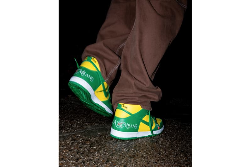 마침내 출시, 슈프림 x 나이키 SB 덩크 하이 '바이 애니 민스' 컬렉션, 농구화, 슈프림덩크, 나이키덩크