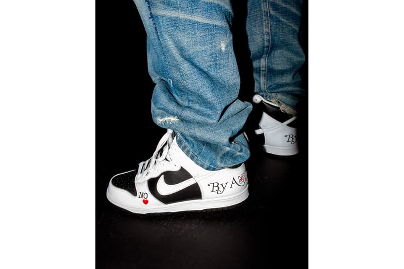 마침내 출시, 슈프림 x 나이키 SB 덩크 하이 '바이 애니 민스' 컬렉션, 농구화, 슈프림덩크, 나이키덩크
