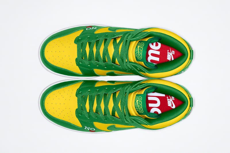 마침내 출시, 슈프림 x 나이키 SB 덩크 하이 '바이 애니 민스' 컬렉션, 농구화, 슈프림덩크, 나이키덩크