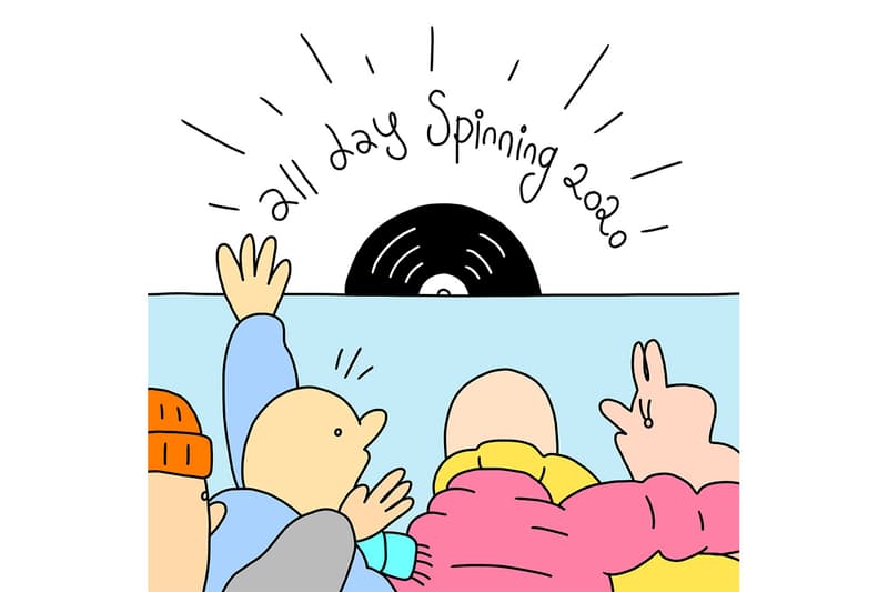 사운즈 굿 x 이해강 작가의 카툰 시리즈 'ALL DAY SPINNING' 전편 감상하기