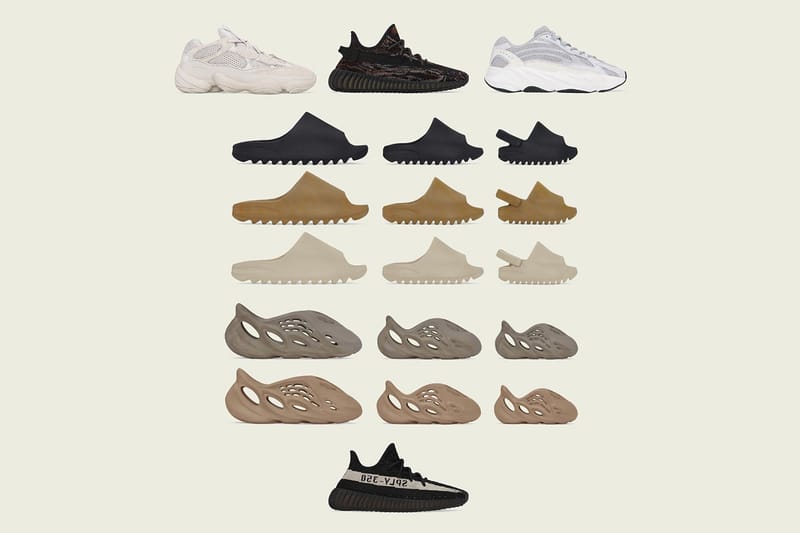 칸예 웨스트의 이지, 3월 중 출시될 스니커 라인업 공개