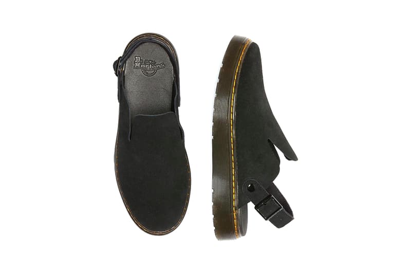 닥터 마틴, 두 가지 컬러웨이의 칼슨 스웨이드 뮬 출시, 닥마, 샌들, 샌달, 닥터마틴, 부츠