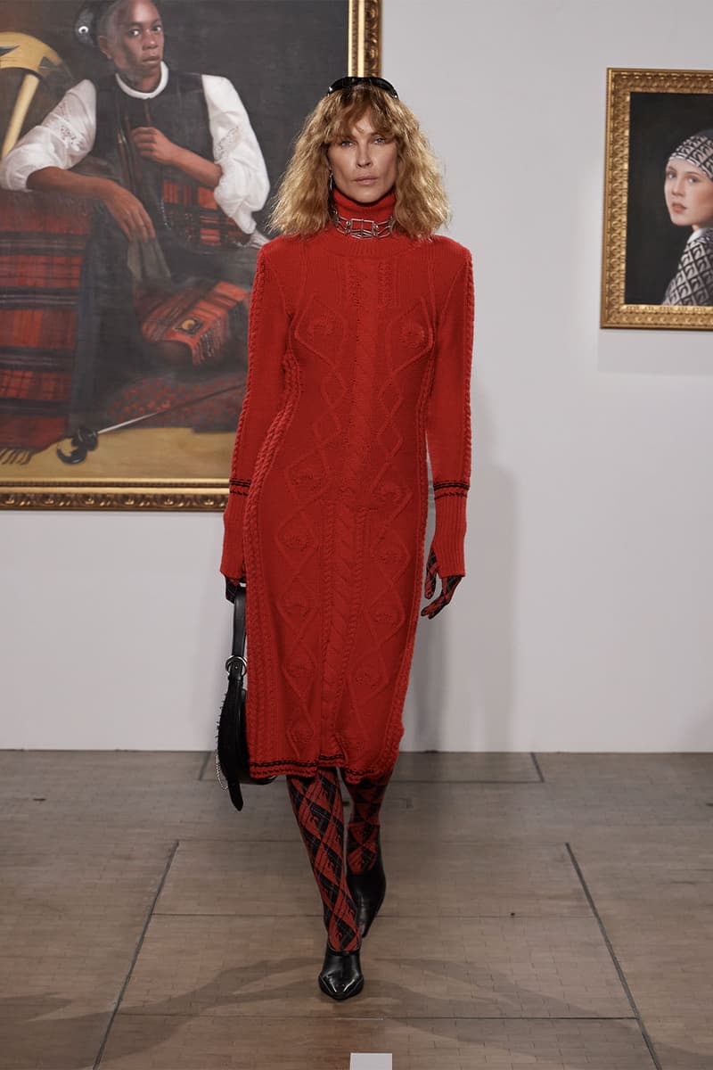 펑크 록의 영향이 가득한 마린 세레 2022 FW 컬렉션 런웨이, 마린 세르, 초승달 패턴, 펑크