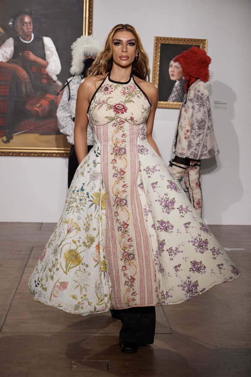 펑크 록의 영향이 가득한 마린 세레 2022 FW 컬렉션 런웨이, 마린 세르, 초승달 패턴, 펑크