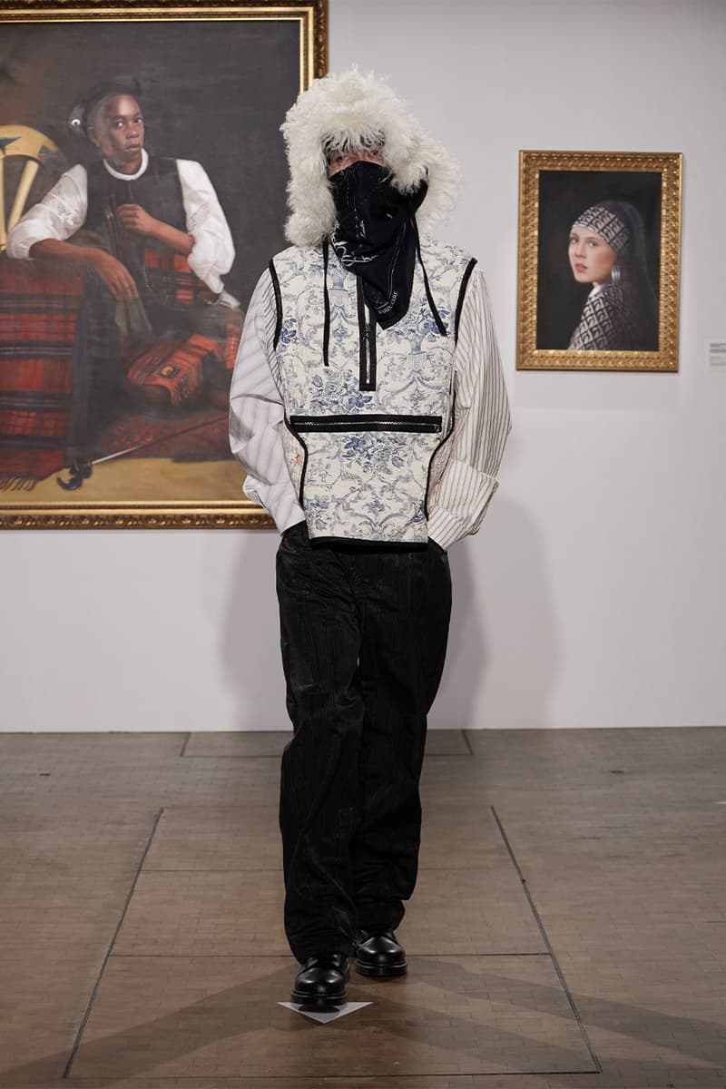 펑크 록의 영향이 가득한 마린 세레 2022 FW 컬렉션 런웨이, 마린 세르, 초승달 패턴, 펑크